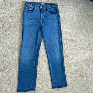 LIKE NEW - MOTHER JEANS (the ditcher zip skimp)